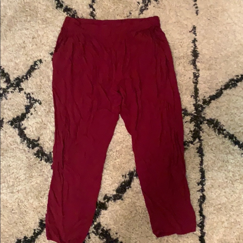 Maroon Comfy Pants